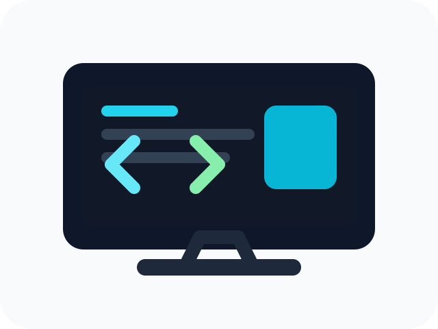 Website development illustration