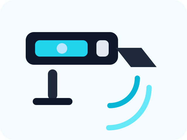 CCTV installation illustration